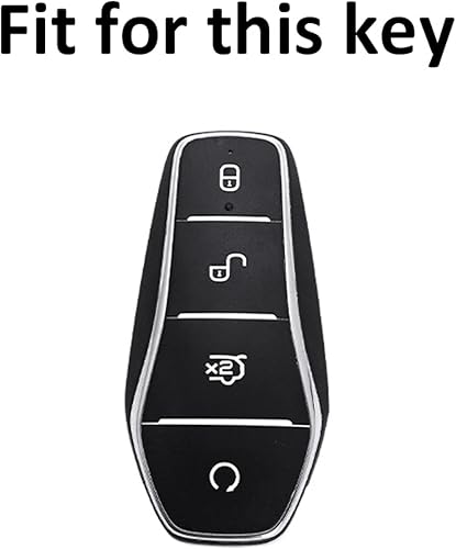 Miniatura 2 de Funda de TPU suave para llave de coche para BYD Han Ev Tang DmQin PlusSong ProMAXYuan Buckle Auto Shell Llavero Accesorios
