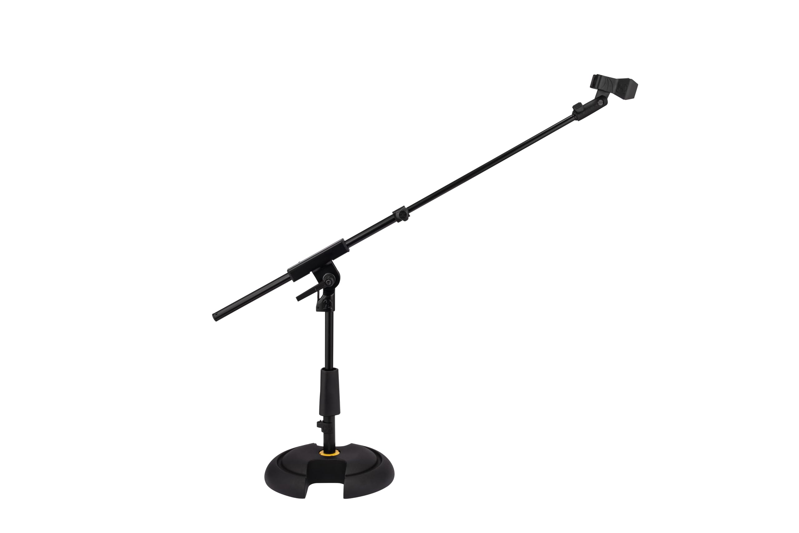 HERCULES PRO Serie, supporto per microfono, 31-42 cm, asta telescopica, base in ghisa