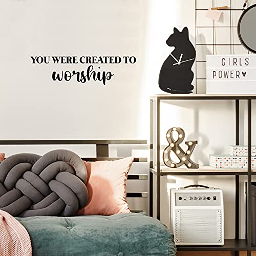 Vinilo decorativo con frase para pared 7 x 26 pulgadas miniatura 2