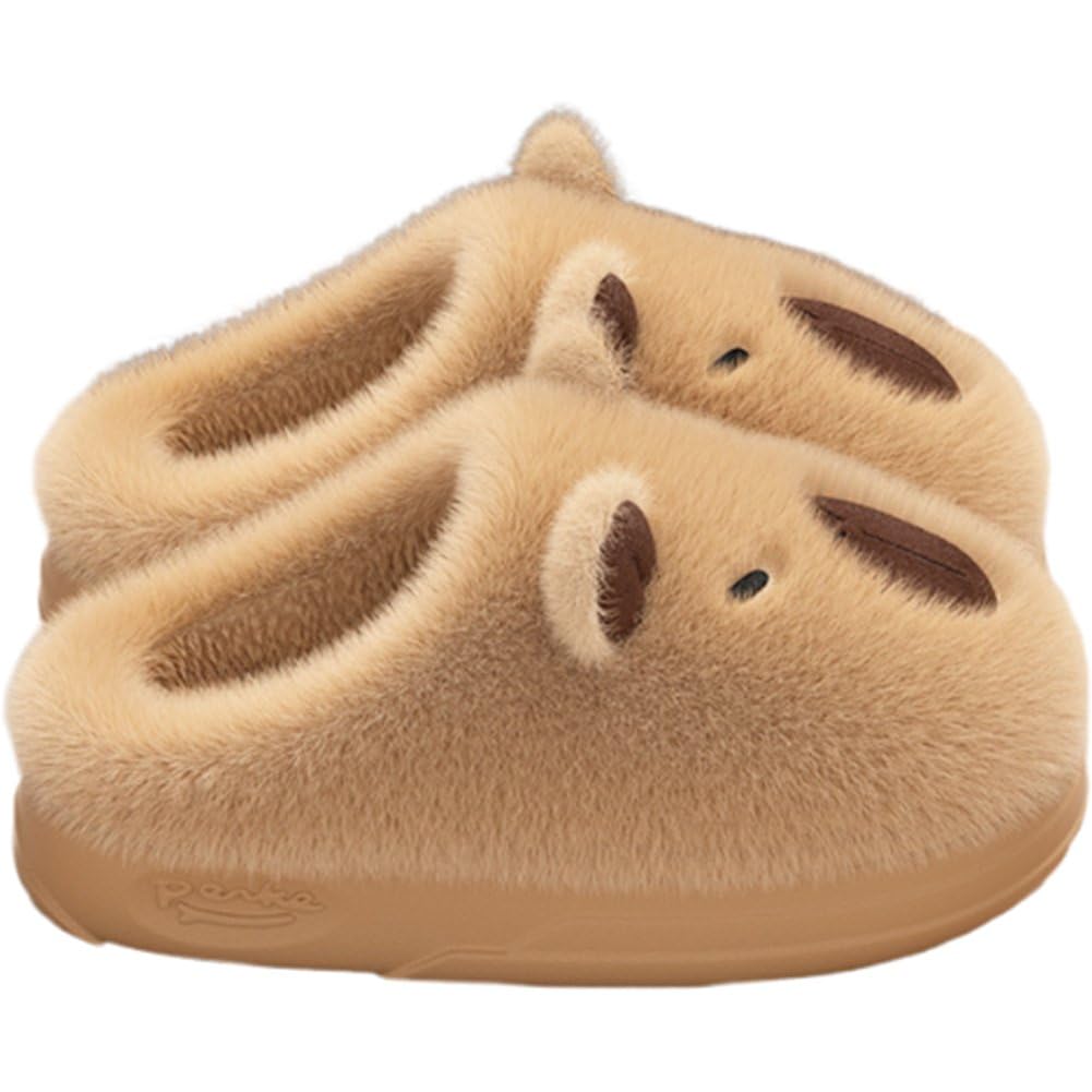 Pantoufles capybara enfants contre les pieds froids : douceur et sécurité