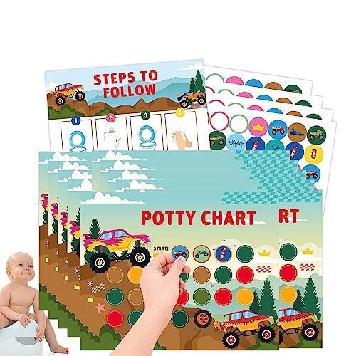 Gráfico Potty, Adesivo de gráfico de recompensa para meninas, Tabela de recompensas para crianças, t