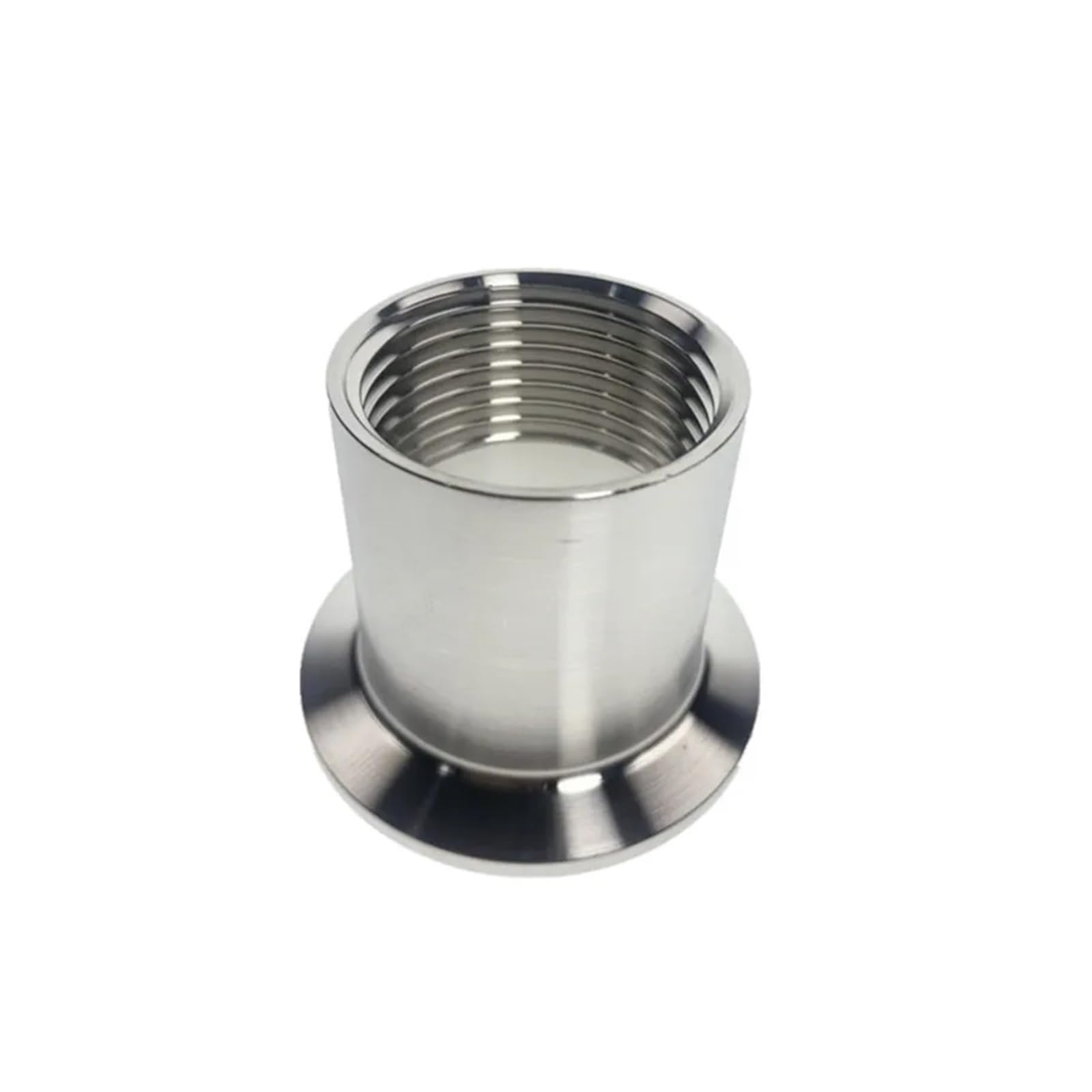 Adaptadores DN32 DN40 3 uds 5 uds for calentador sanitario de acero inoxidable SS304 accesorios de tubería de virola roscada hembra tri-abrazadera(5PCS DN40)