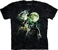 Algopix Similar Product 9 - The Mountain Mens Three Wolf Moon