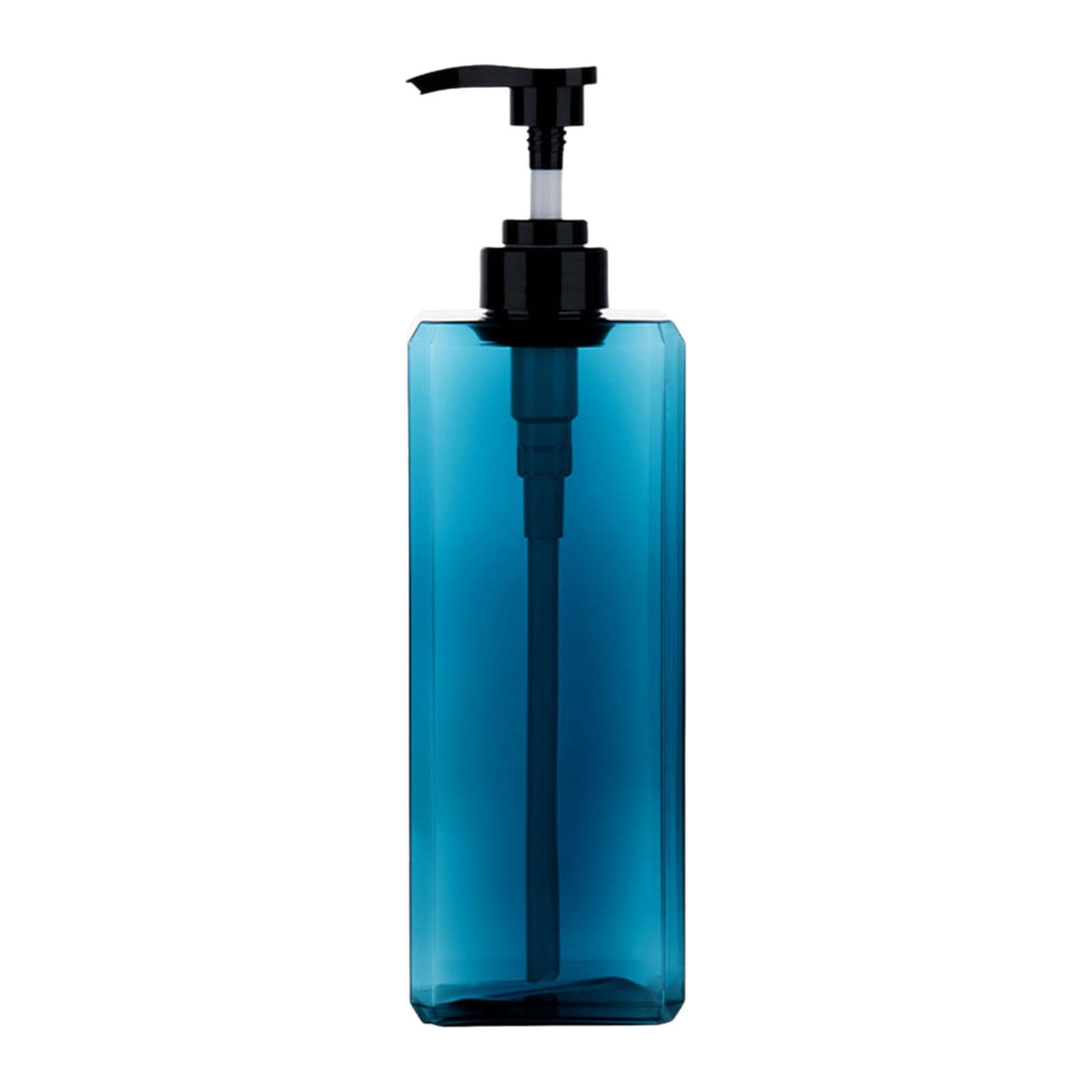 CYDZSRA Functional Liquid Soap Dispenser Pump Elegant Ceramic Refillable Bottle Chic Bathroom Accessories Suitable For Kitchen Ceramic Liquid Soap Dispenser, 1000ml blue