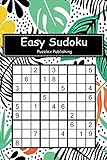 Easy Sudoku: Sudoku Puzzle Game For Beginers With Seamless exotic pattern with tropical plants cover