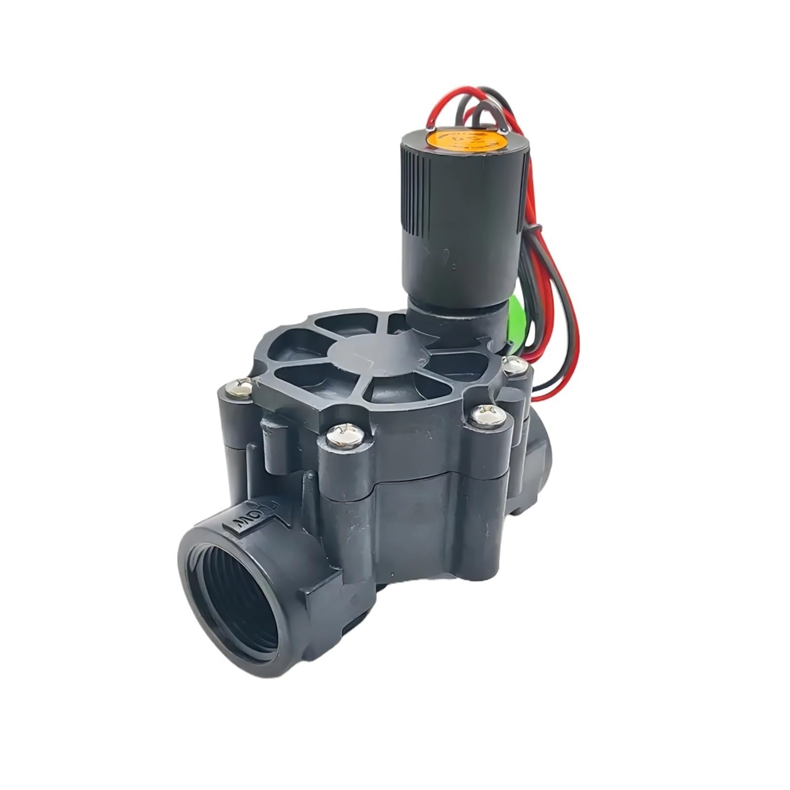 Electroválvula de riego de 3/4'', 2 vías, 2 Posiciones, N/C, 220 V, 12 V, 24 V CC, con Enclavamiento for riego agrícola(DC 12V)