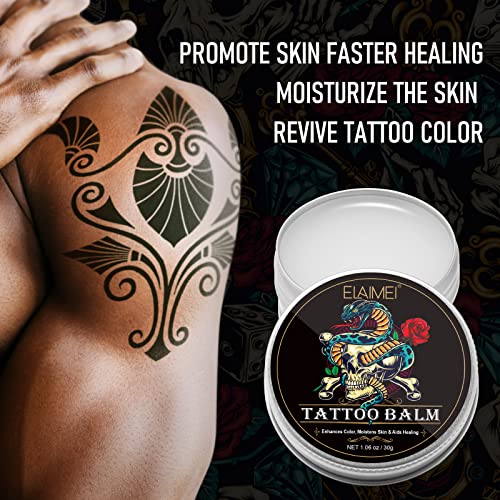 Austine Tattoo Butter Aftercare,Tattoo Brightener Balm For New & Older Tattoos.Natural Organic Tattoo Cream.(1.06Oz) thumb #5