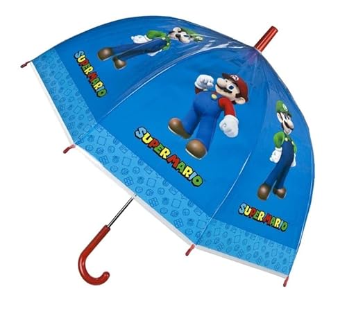 SUPER MARIO | Parapluie de pluie multicolore unisexe à cloche pour enfants Supermario Cover