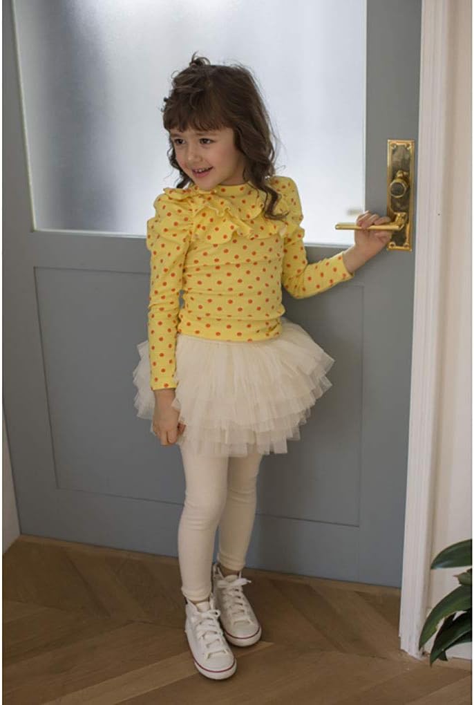 Baby Toddler Girls' Tutu Leggings Tulle Ruffle Skirted Pants 2-6T - Image 5