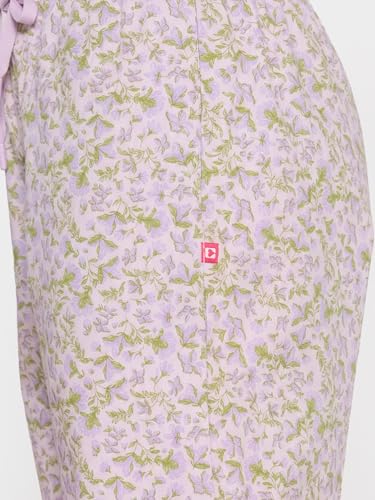 Image of Enamor Mid Rise Full Length Adjustable Drawstring Hangout Pant for Women - Relaxed Fit, Combed Cotton - E4A5