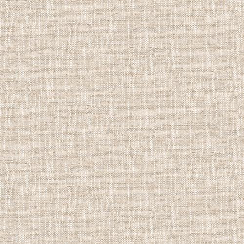 Tan Poplin Peel and Stick Wallpaper, NUS5002