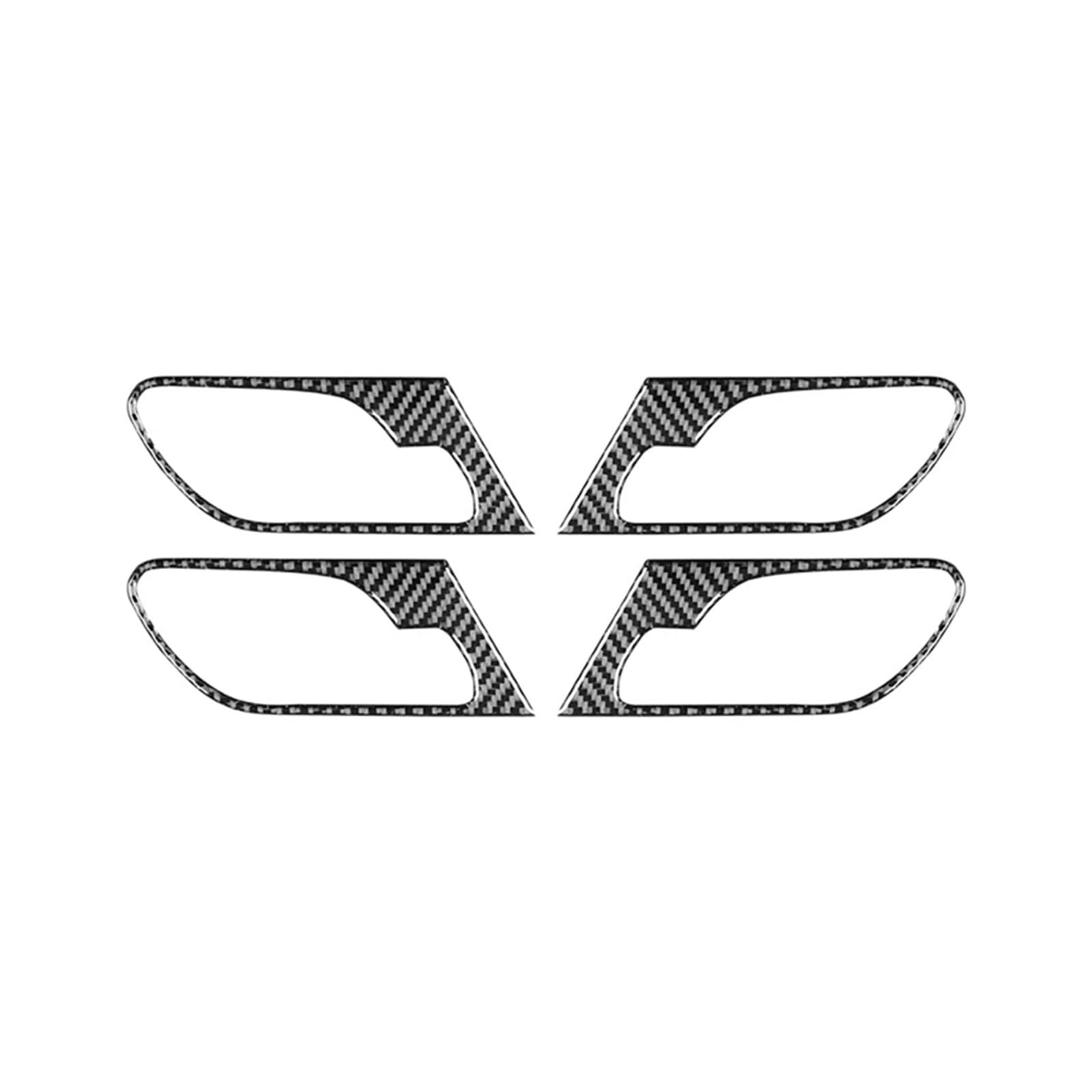SAMWDK Carbon Fiber for BMW X5 E53 2000 2001 2002 2003 2004 2005-2006 Car Door Handle Panel Cover Trim Interior Accessories Car Interior Panel Trim