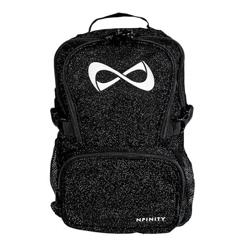 Nfinity Petite Sparkle Cheer Backpack - Lightweight Durable Storage Bag