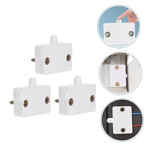 Miniatura 6 de Luz LED Normalmente Cerrada Luces de Lámpara para Armarios sin Puerta Eléctrica Activada Luz Armario Luz Automática ABS Luz 3pcs
