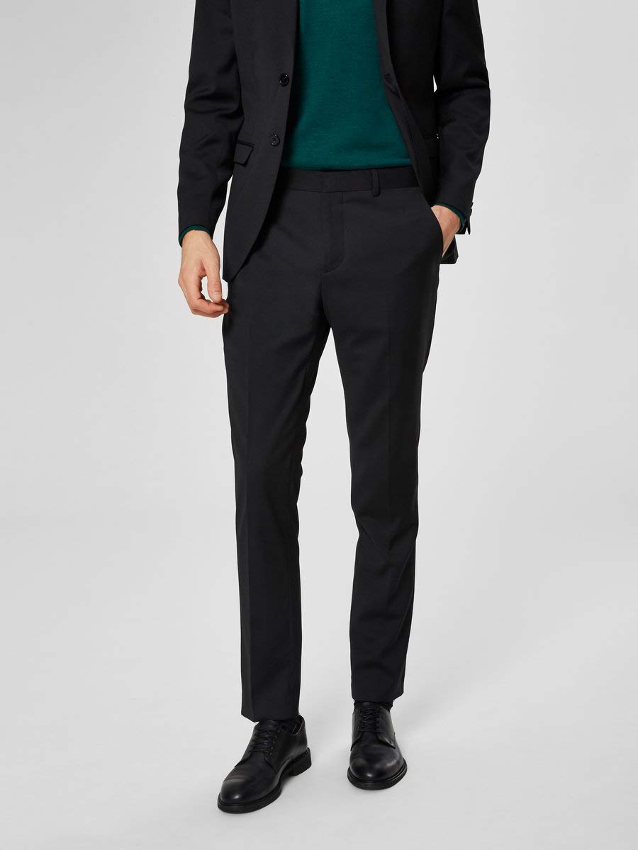 SELECTED HOMME Slhslim-mylobill Blue TRS B Noos Pantaloni Completo Uomo