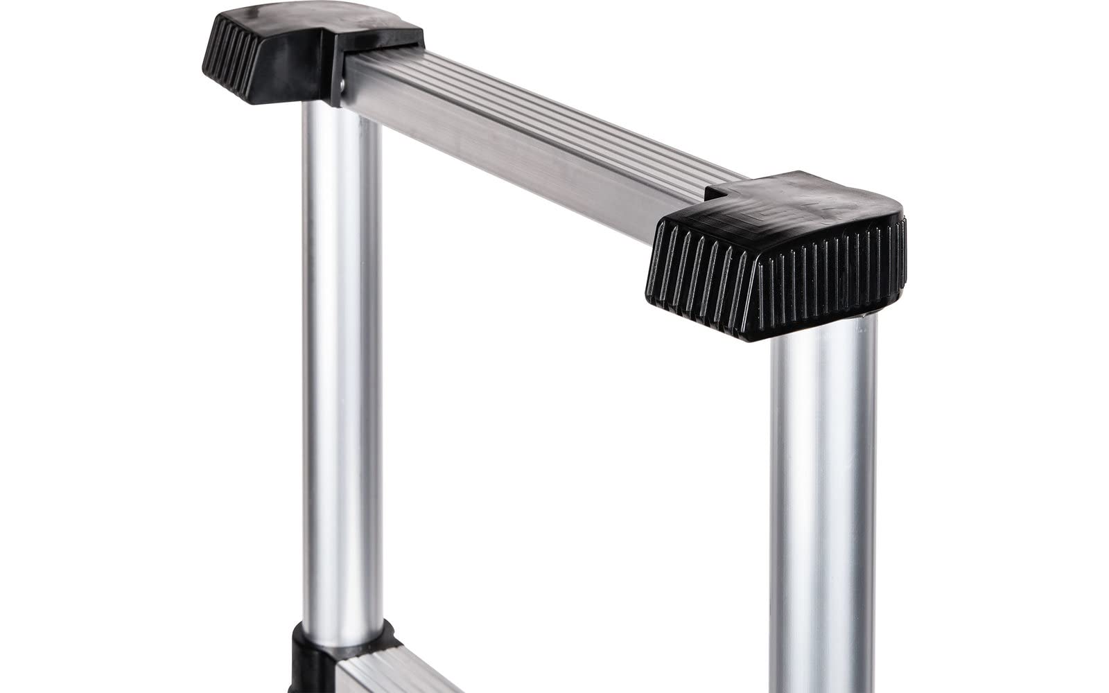 BERGER Soft Close Teleskopleiter 3,2m | Ausziehleiter Teleskop Aluminiumleiter Mehrzweckleiter Leiter Multifunktionsleiter ausziehbar tragbar | Maximale Tragkraft von 150kg