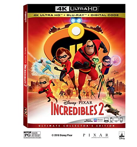 Incredibles 2 [4K UHD] by Disney - Used condition - US$10.98