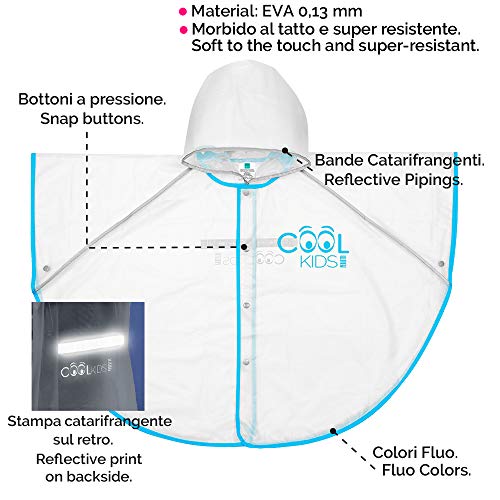 PERLETTI Mantellina Pioggia Trasparente