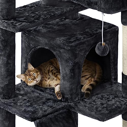 61in Cat Tree Cat Tower For Indoor Cats, Cat Furniture w