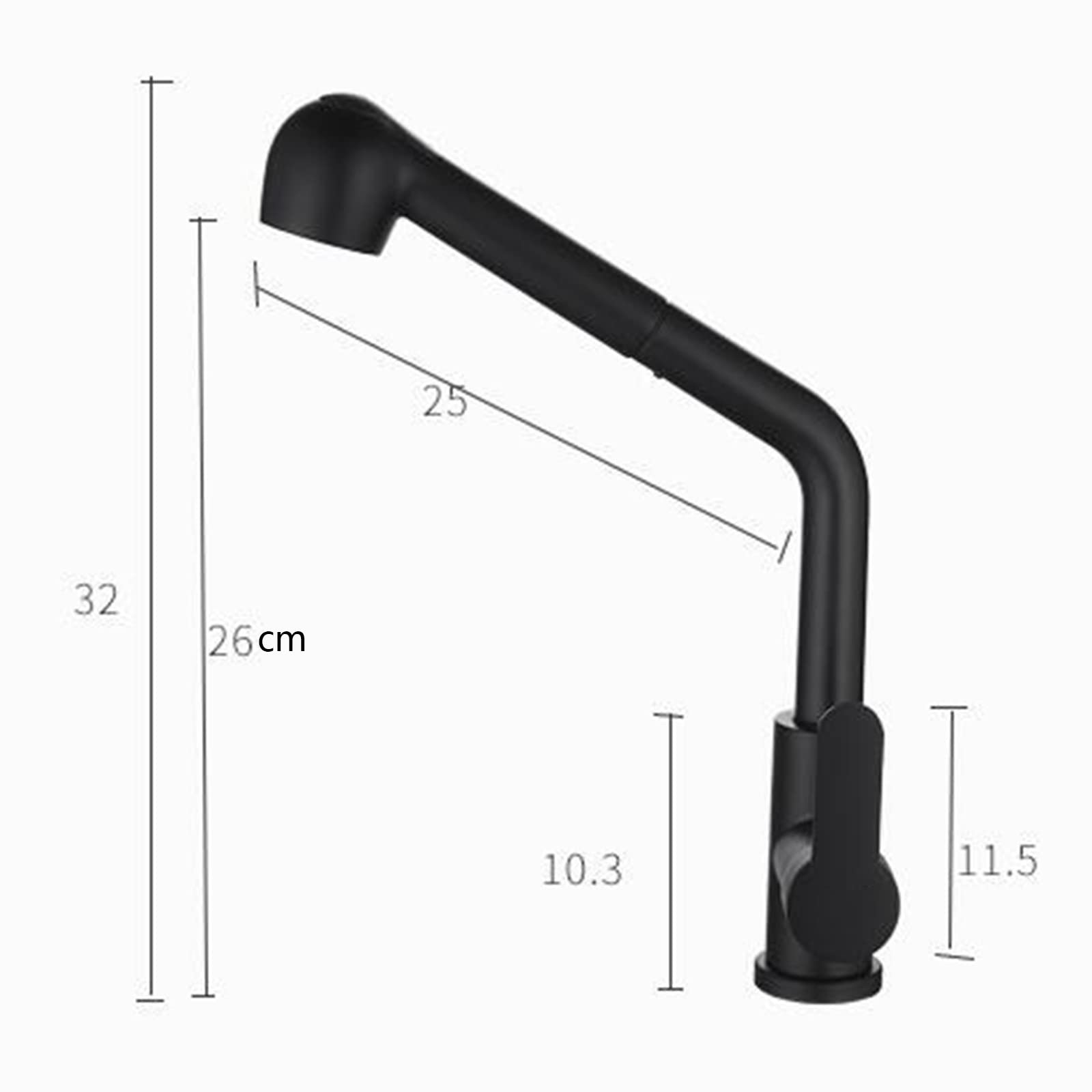 Grifo de Cocina extraíble, Monomando de Acero Inoxidable para Agua fría y Caliente, Grifo de Fregadero con caño Giratorio, Multifuncional para cocinas Modernas.