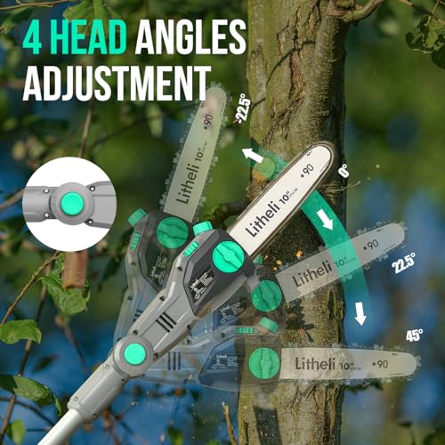 Litheli 10-Inch Multi-Angle Pole Saw