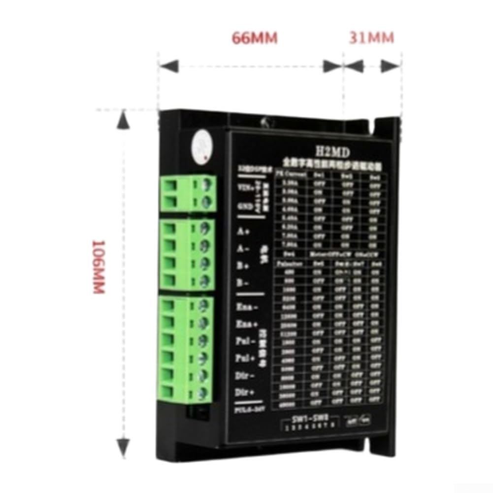 ABS Stepper Driver 20-110V para motor 42/57