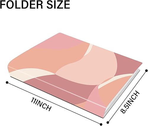 Miniatura 2 de GABraden Carpeta con fundas de plástico con fundas de plástico, 30 libros de presentación de bolsillo de 8.5 x 11 pulgadas, 60 páginas, carpeta de