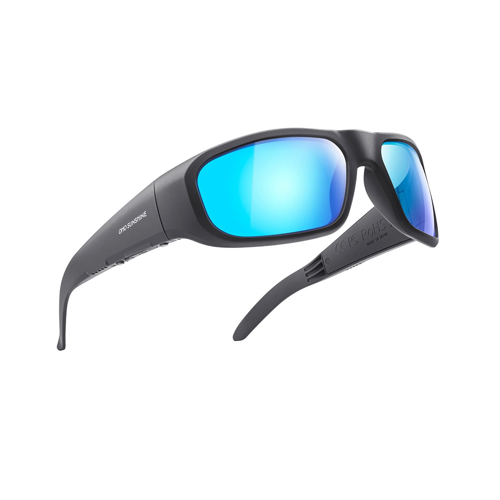 OHO Sport Open‑Ear Smart Glasses, Impact‑Resistant Bluetooth Sunglasses, Hands‑Free Calling, Music Playback, Voice Control
