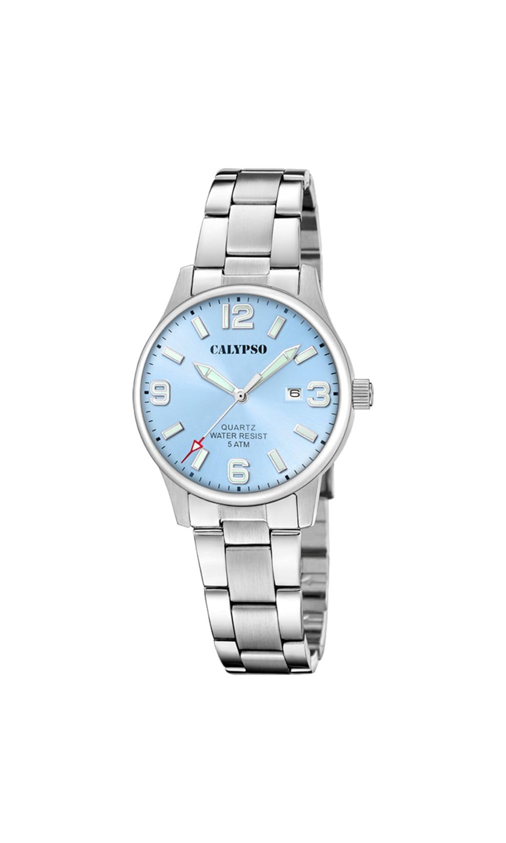 Calypso Ladies Stainless Steel Watch with Steel Bracelet K5861/6