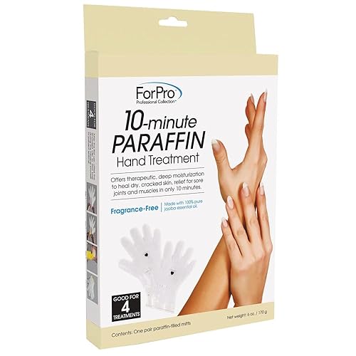 ForPro - Guantes de tratamiento de manos de parafina de 10 minutos, para spa y tratamiento en el hogar, sin fragancia, un par