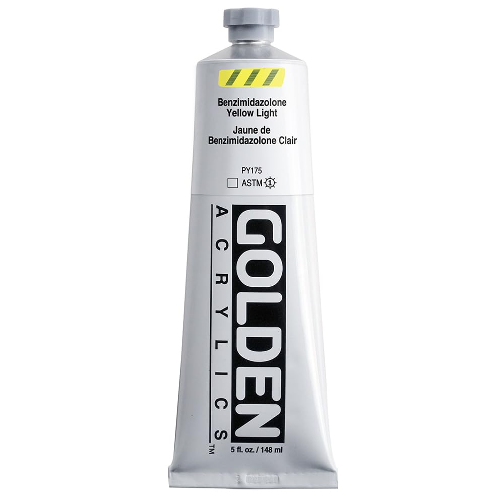 Acrylique Golden Heavy Body Benzimidazolone Yellow Light III tube de 150ml