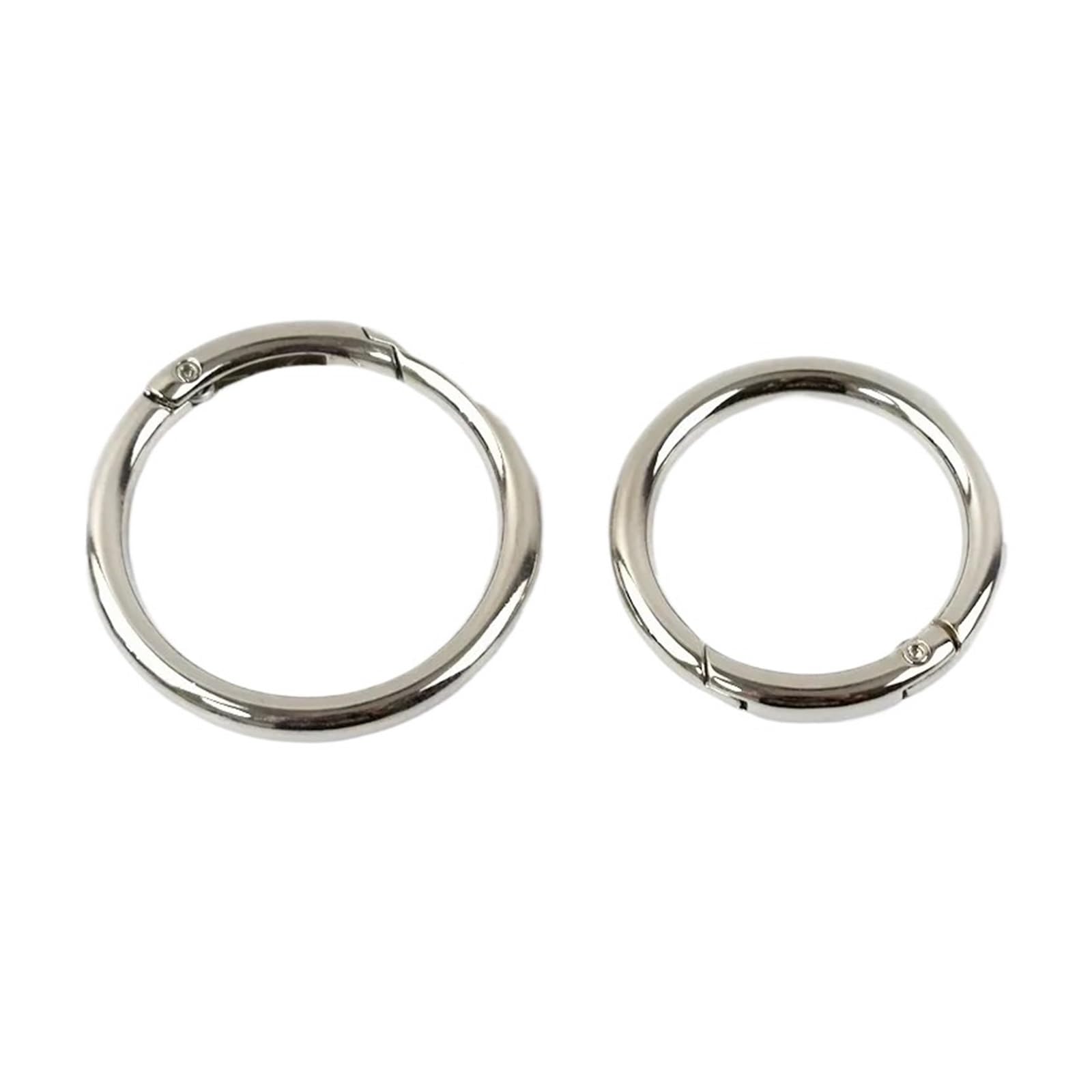 Metalowe klamry sprężynowe, pasek torby z haczykiem typu O-ring