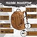 PAIWPHLI Large Military Bug Out Bag 3 Day Pack Expandable Backpack Army Daypack for Outdoor Hiking Hunting (Tan)