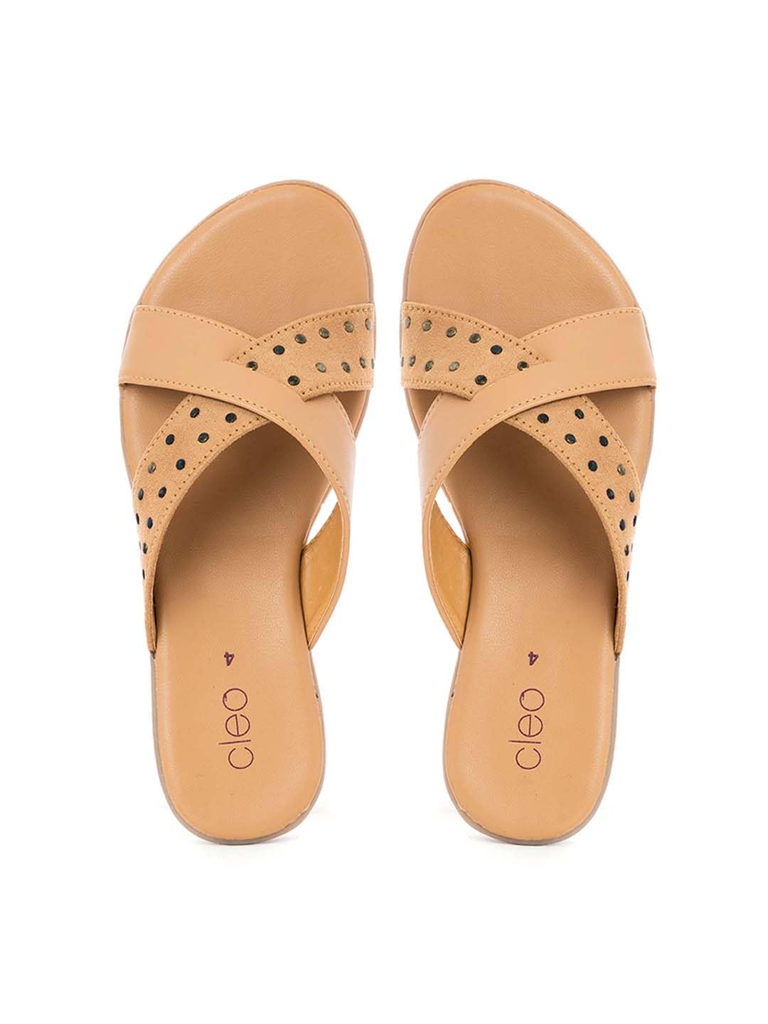 Khadims Cleo Beige Flat Mule Slide Sandal for Women (6537428) (B0CX5J6H73) Amazon Price History, Amazon Price Tracker