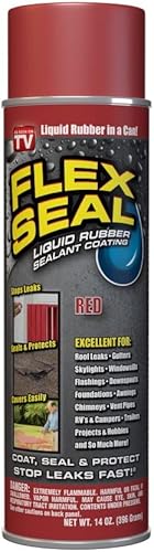 Miniatura 30 de Flex Seal - Sellador de 14 onzas, paquete de 2, transparente, detiene fugas, revestimiento de goma impermeable en aerosol, para canaletas, madera