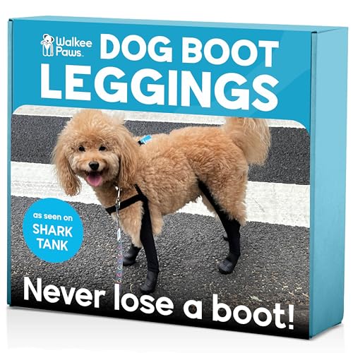 Waterproof Dog Boots with Leggings – Stay-On Dog Shoes for