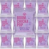 Boom Chicka Pop Sweet and Salty Kettle Corn Monocorn Packed, 1oz Bags, Pack of 12