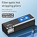 2-piece kit Fiber optical thermal stripper M8 & fiber optical cleaning clip compatible with bare fiber/bundle and ribbon fiber for 1-48 core dual heating mode and 8-level temperature regulation.
