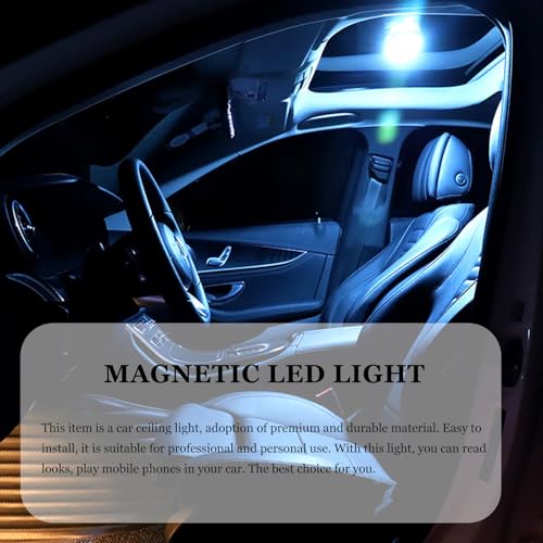 Lámpara de techo magnética de acero inoxidable y ABS premium para iluminación de coches y caravanas 6