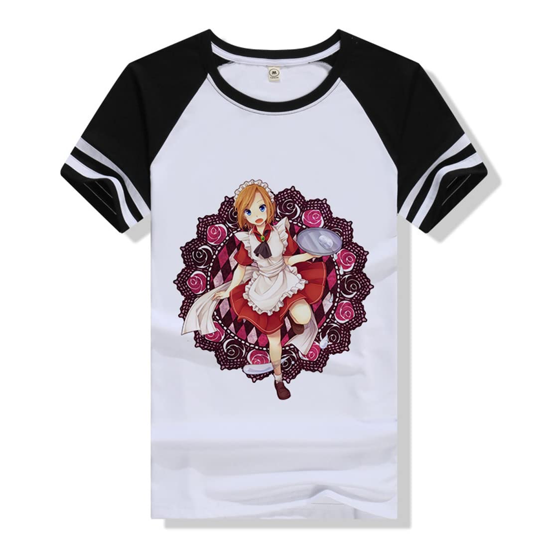GRHOSE Detective Conan Shirt Seto Mizuki Shirt Fashion Raglan Short Sleeve Modal Shirt Anime Shirts Summer Anime T-Shirt Athletic Shirt Modal Tee Shirt Top (Raglan,M)