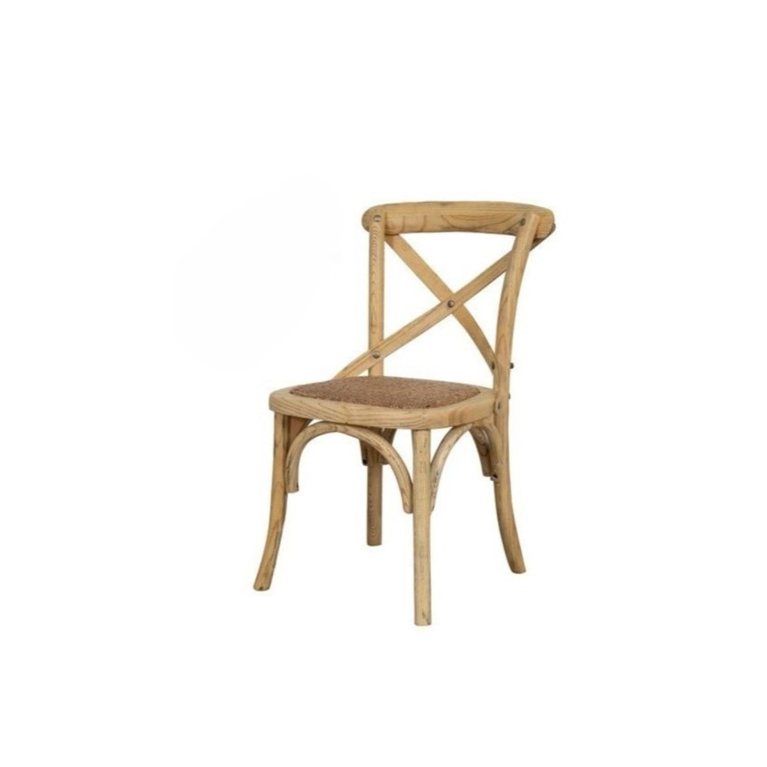 Biscottini Silla Thonet Baby de madera maciza y ratán L36xP42xH65 - Sillas de comedor - Sillas vintage - Sillón dormitorio - Decoración casa