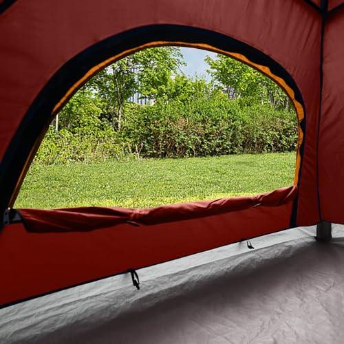 Image of unp 6 Person 4 Season Dome Tent, Easy to Set Up for Camping & Hiking, Lightweight & Portable, Green