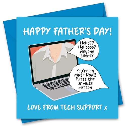 Funny Fathers Day Card For Dad Father's Day Cards Tech Support Joke Gag Step Dad From Daughter or Son Funny Fathers Day Card For Dad Father's Day Cards Tech Support Joke Gag Step Dad From Daughter or Son