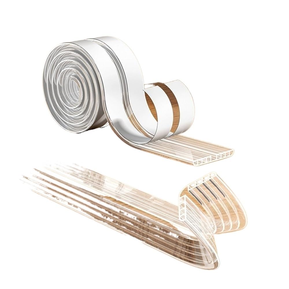 Furniture Corner Guard Edge, Clear PVC Corner Protectors, Self-Adhesive Proofing Protector Strip, 7Ft Bumper Guard(Width 38mm)