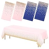 🍸【TAMAÑO PERFECTO】: El tamaño del mantel de plástico es de 54 x 108 pulgadas / 137 x 274 cm, adecuado para cualquier mesa rectangular de no más de 8 pies de largo. Puede cortarlo en cualquier tamaño y también puede empalmarse en un tamaño más grande.