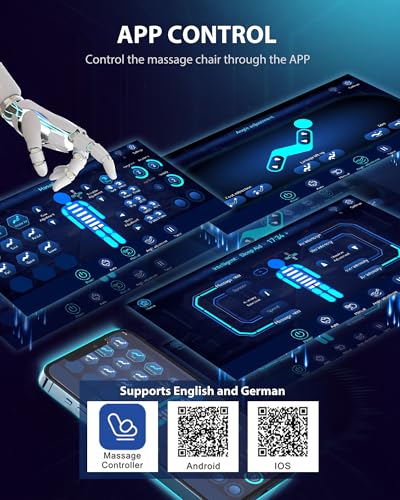 PUDO 4D Massagesessel Massagestuhl Ganzkörpermassage: Massagesessel mit Wärmefunktion Massage Stuhl Massage Chair - Beige – Bild 7