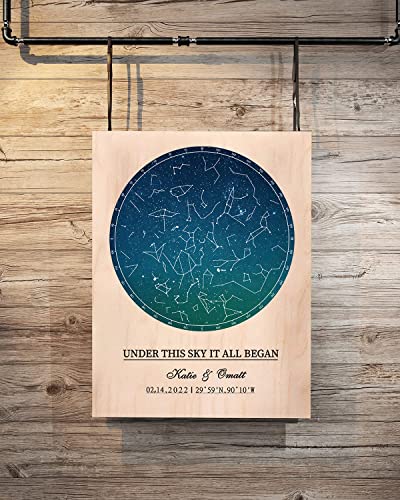 Bohva-Gifts-for-Boyfriend-Anniversary-Wedding-Gift-for-Him-Valentines-Couples-Engagement-Birthday-Gift-for-Husband-Personalized-Gift-for-Men-Custom-Star-Map-the-Night-Sky-Print-On-Wood