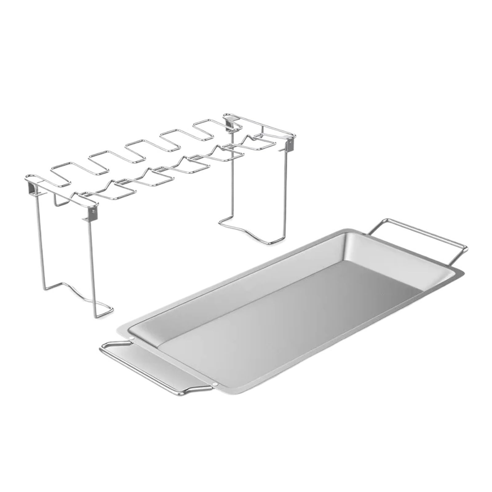 Support cuisses de poulet barbecue en inox pour une cuisson croustillante et homogène