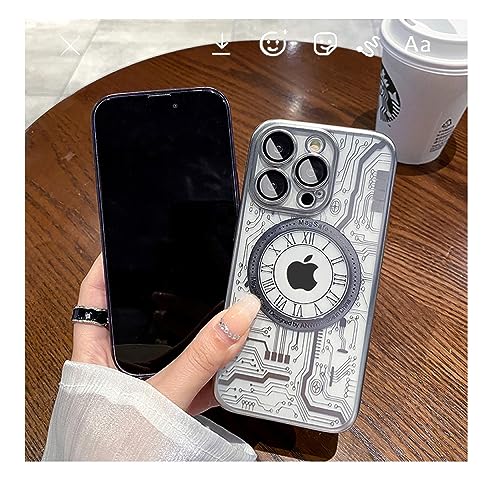 Coque iPhone 14 Pro Max magnétique ENILSA contre les rayures violet - 6