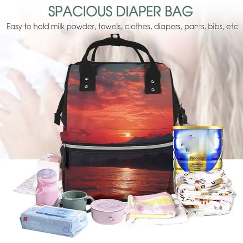 Sac à dos à langer pour femme spacieux pour simplifier les sorties de bébé - 5